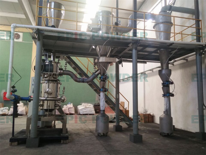 高效對(duì)噴式氣流粉碎機(jī)