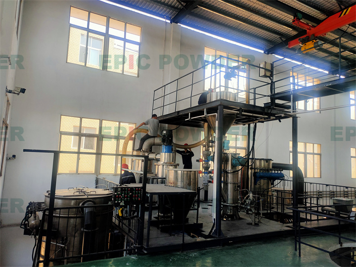 實驗型對撞式氣流磨